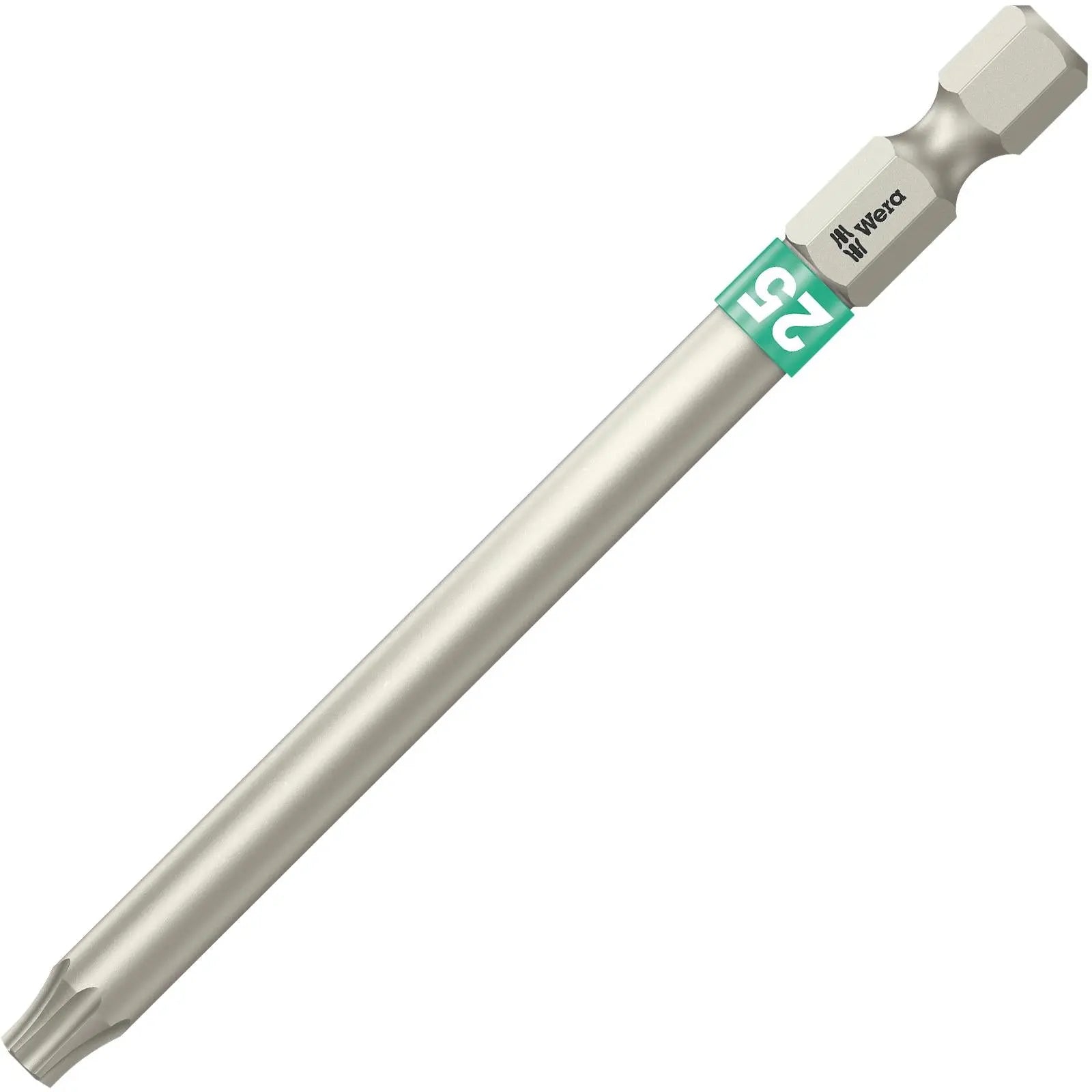 Wera Screwdriver Bit 1/4" Hex Take It Easy 89mm Long Individual White Rose Tools