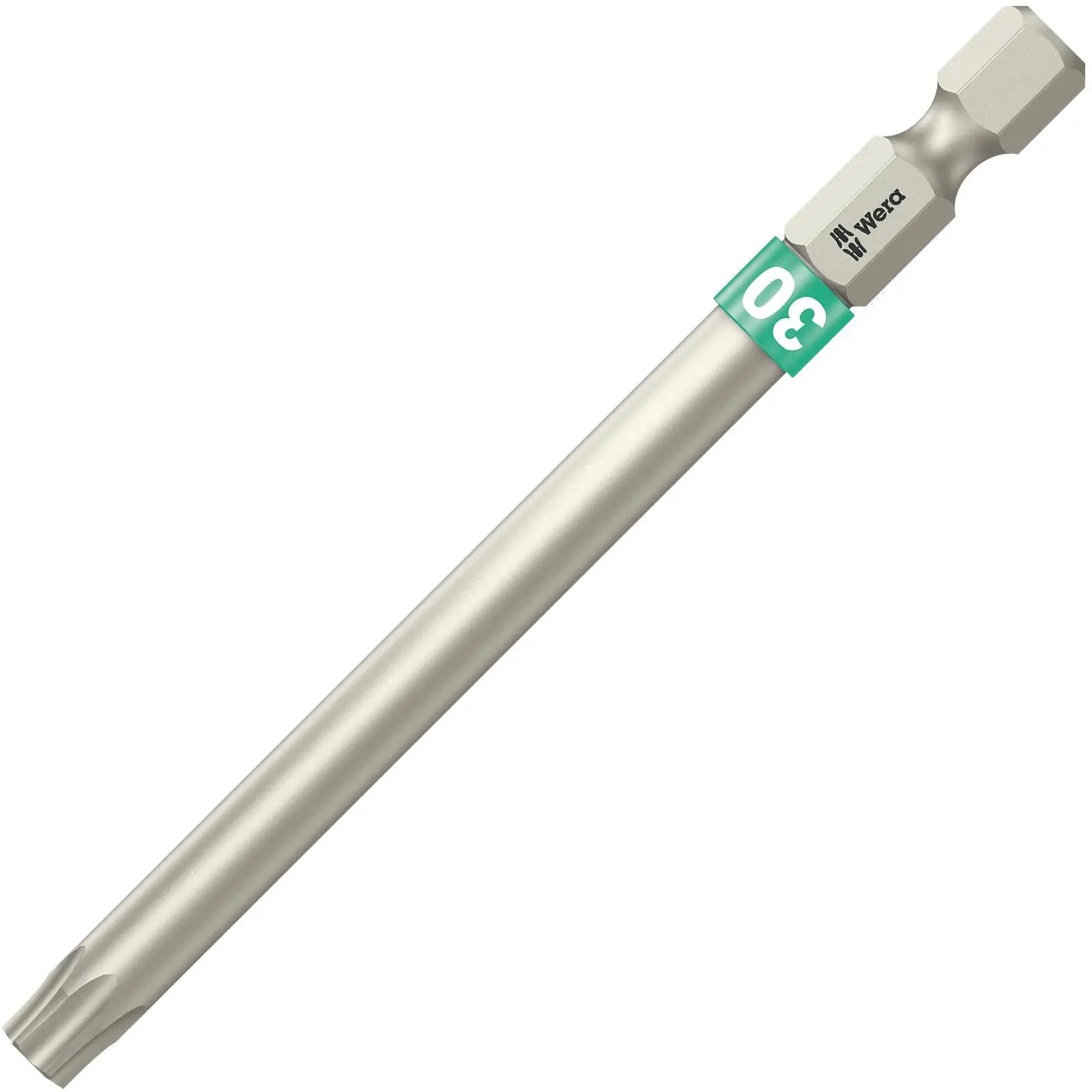 Wera Screwdriver Bit 1/4" Hex Take It Easy 89mm Long Individual White Rose Tools