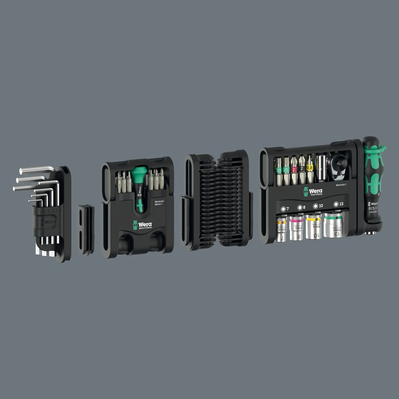 Wera Screwdriver Bit Hex Key Precision Screwdrivers Socket Set Tool Check Modular Set Imperial 1 50 Pieces White Rose Tools