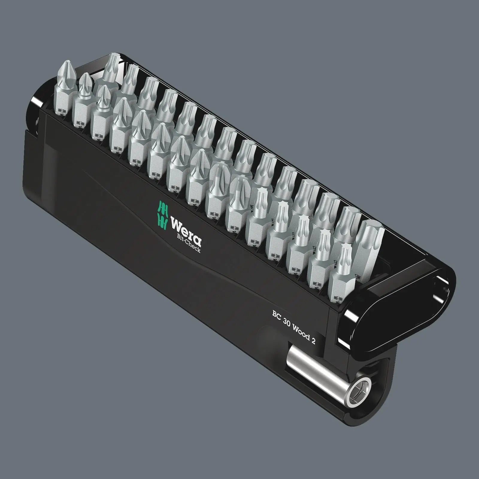 Wera Screwdriver Bit Set with Bit Holder Bit Check 30 Wood 2 SB 30 Pieces PH PZ TX White Rose Tools