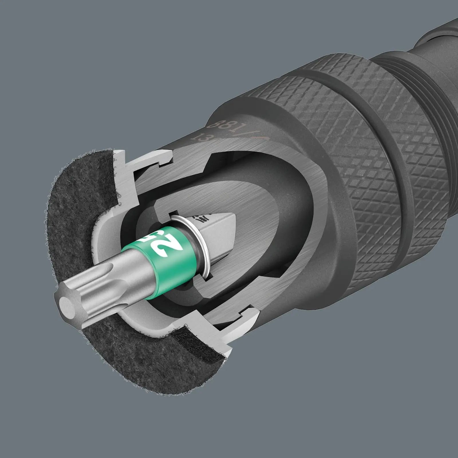 Wera Screwdriver Set Stainless Steel Bits Patio Construction Set T 1 21 Piece for Flush Screw Heads