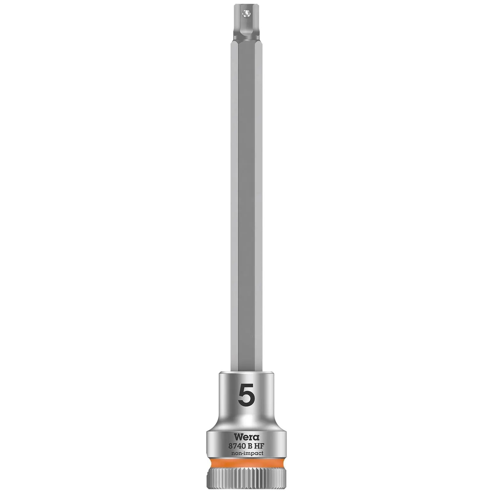 Wera Socket Bit Hex HF 3/8" Drive Zyklop Socket Bits with Holding Function 8740 B 3-10 mm White Rose Tools