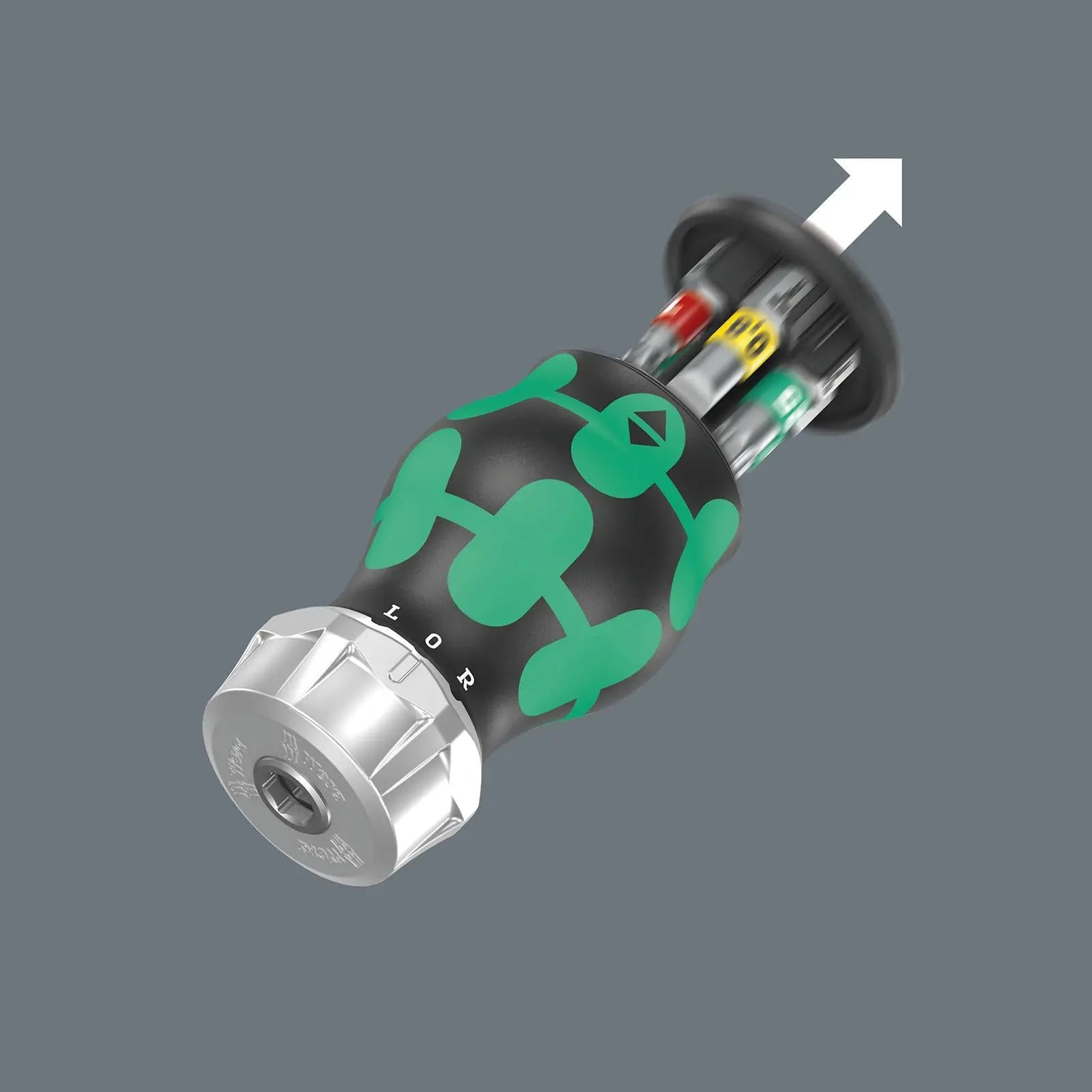 Wera Stubby Screwdriver Ratchet Function Kraftform Kompakt Magazine RA 1 6 Piece PH TX SL