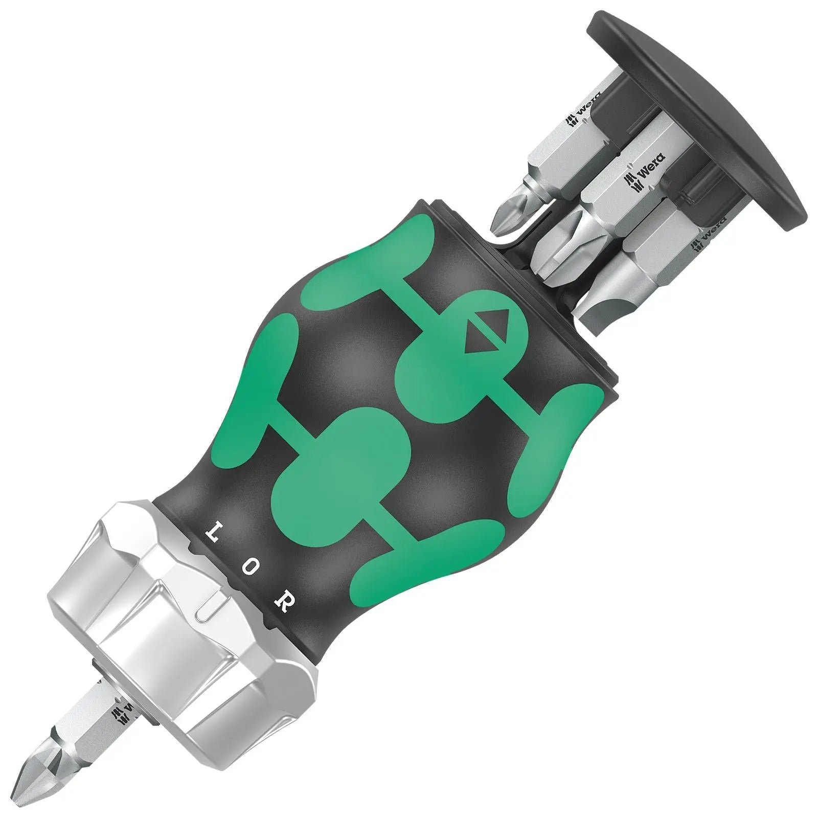 Wera Stubby Screwdriver Ratchet Function Kraftform Kompakt Magazine RA 3 6 Piece PH SL