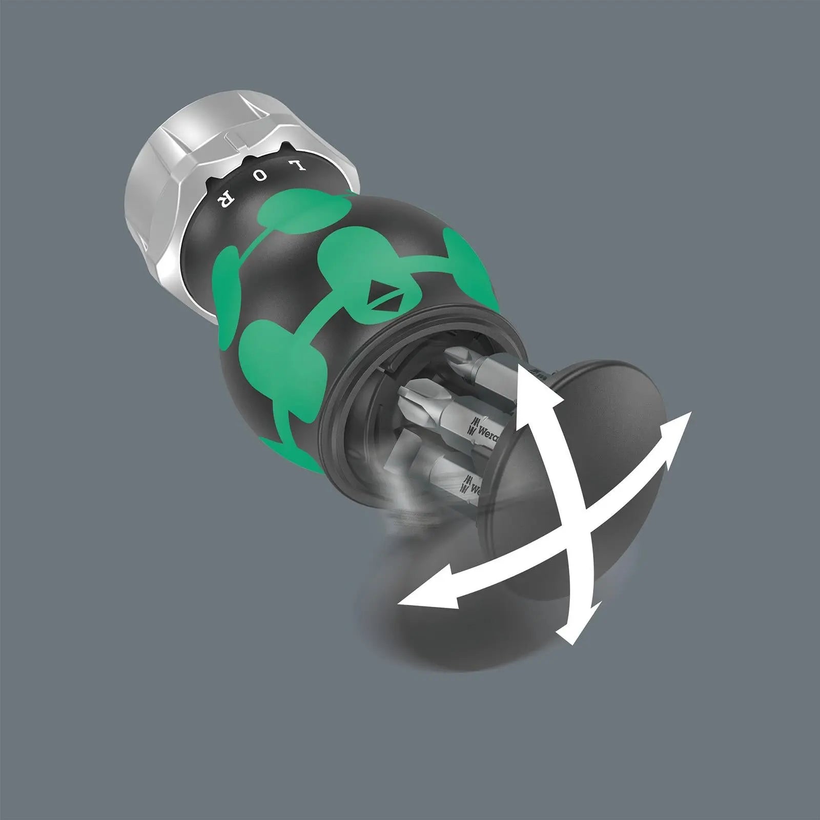 Wera Stubby Screwdriver Ratchet Function Kraftform Kompakt Magazine RA 3 6 Piece PH SL