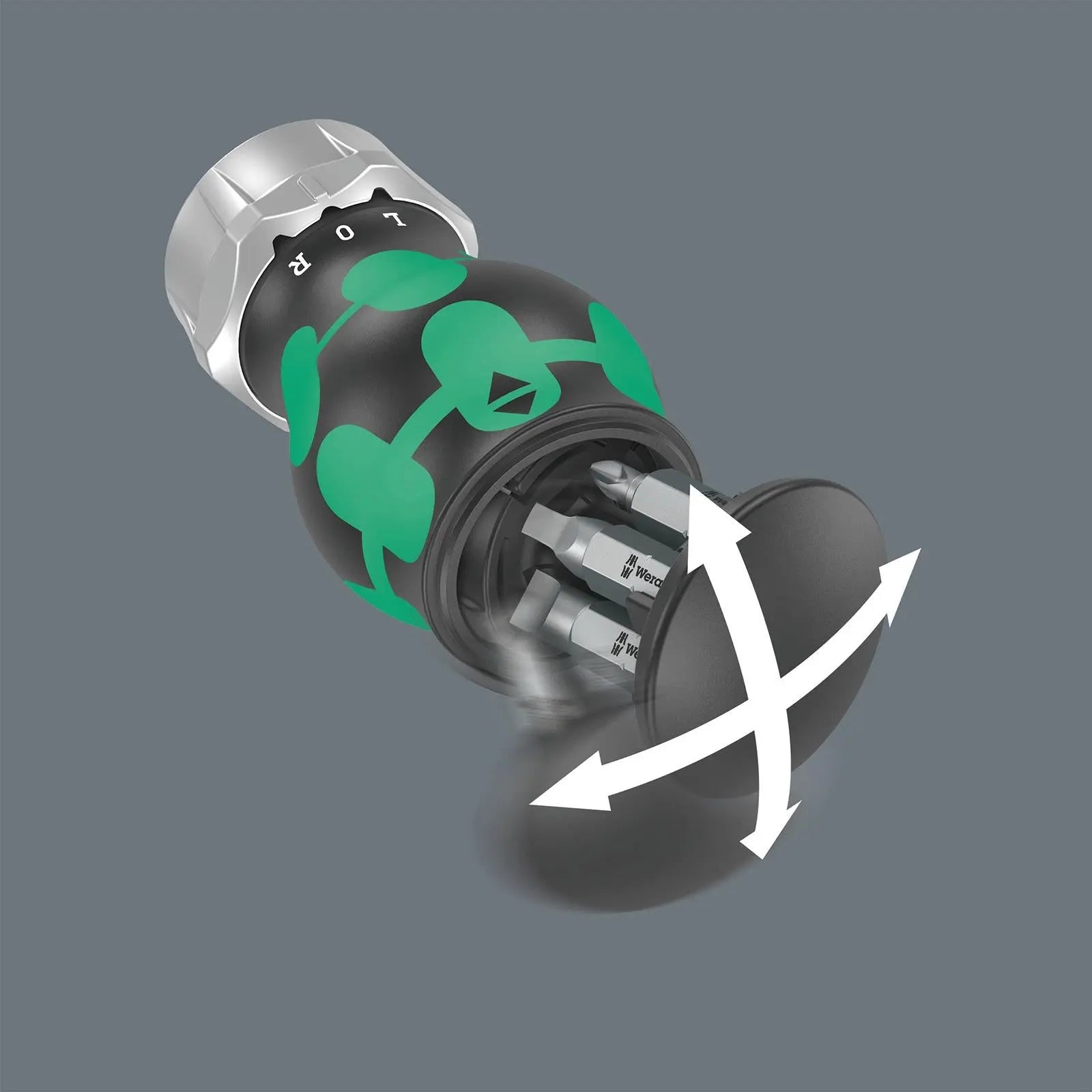 Wera Stubby Screwdriver Ratchet Function Kraftform Kompakt Magazine RA 4 6 Piece PH SL SQ