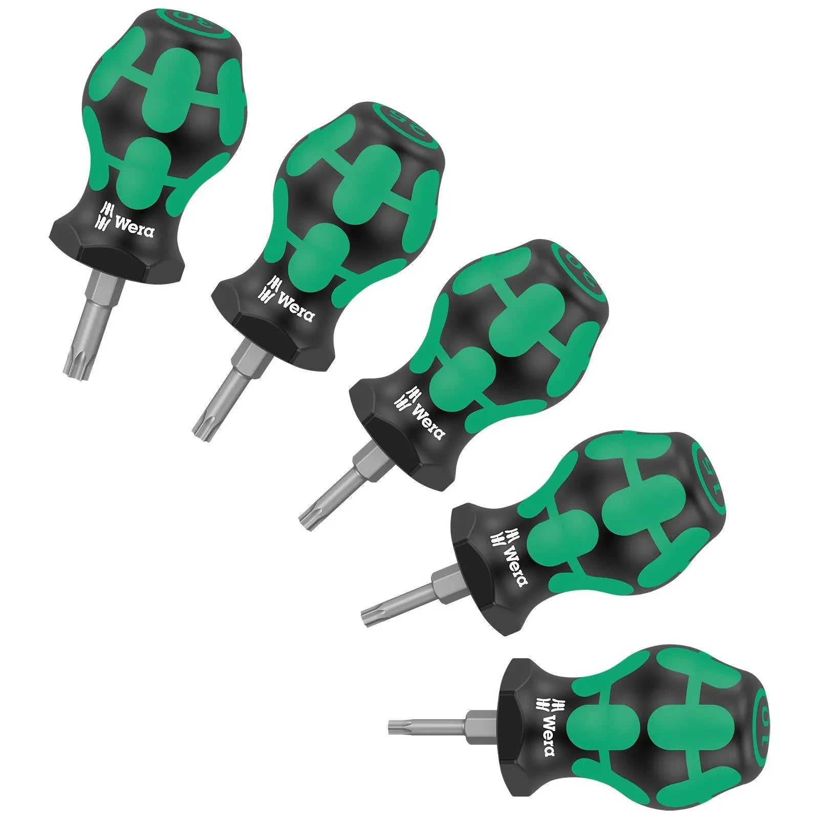 Wera Stubby Screwdriver Set Kraftform Handle TX 1 TORX 5 Piece T10-T30