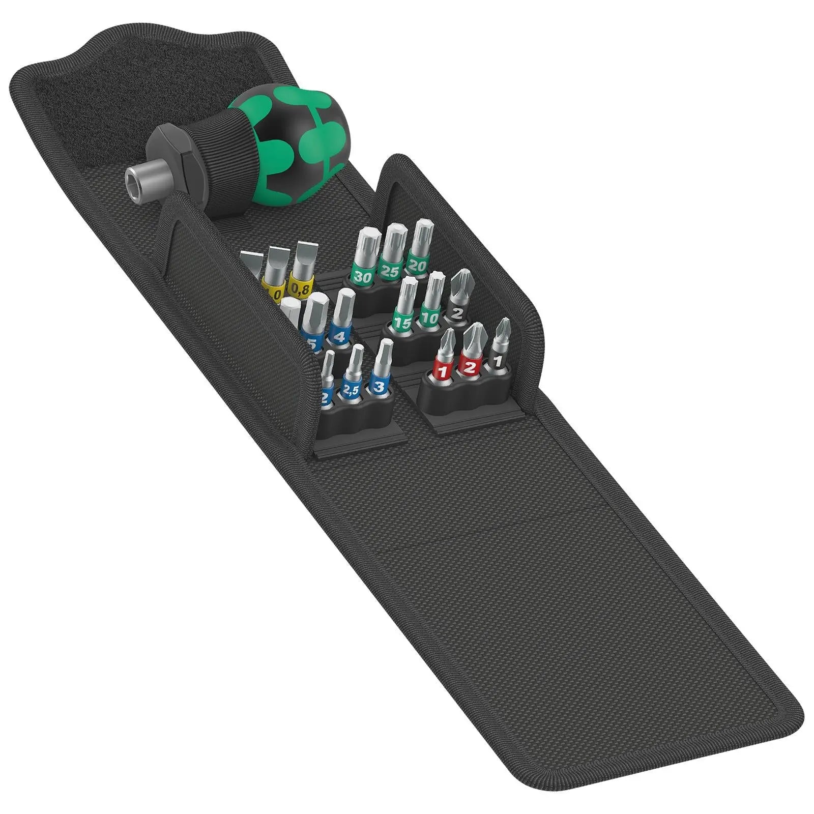 Wera Stubby Screwdriver Set Kraftform Kompakt Stubby 1 19 Piece PZ PH TX SL Hex