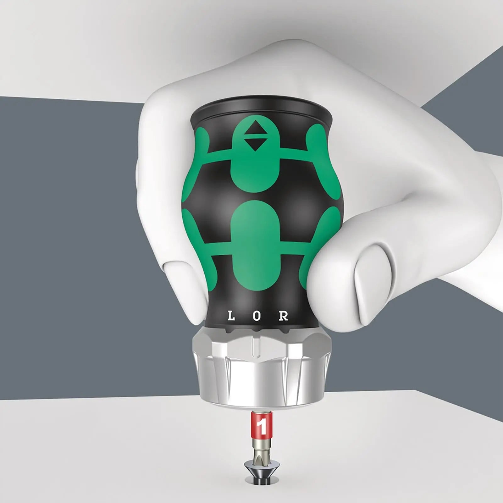 Wera Stubby Screwdriver Set Ratchet Action Bicycle Set 5 Stainless Steel Bits 7 Pieces White Rose Tools