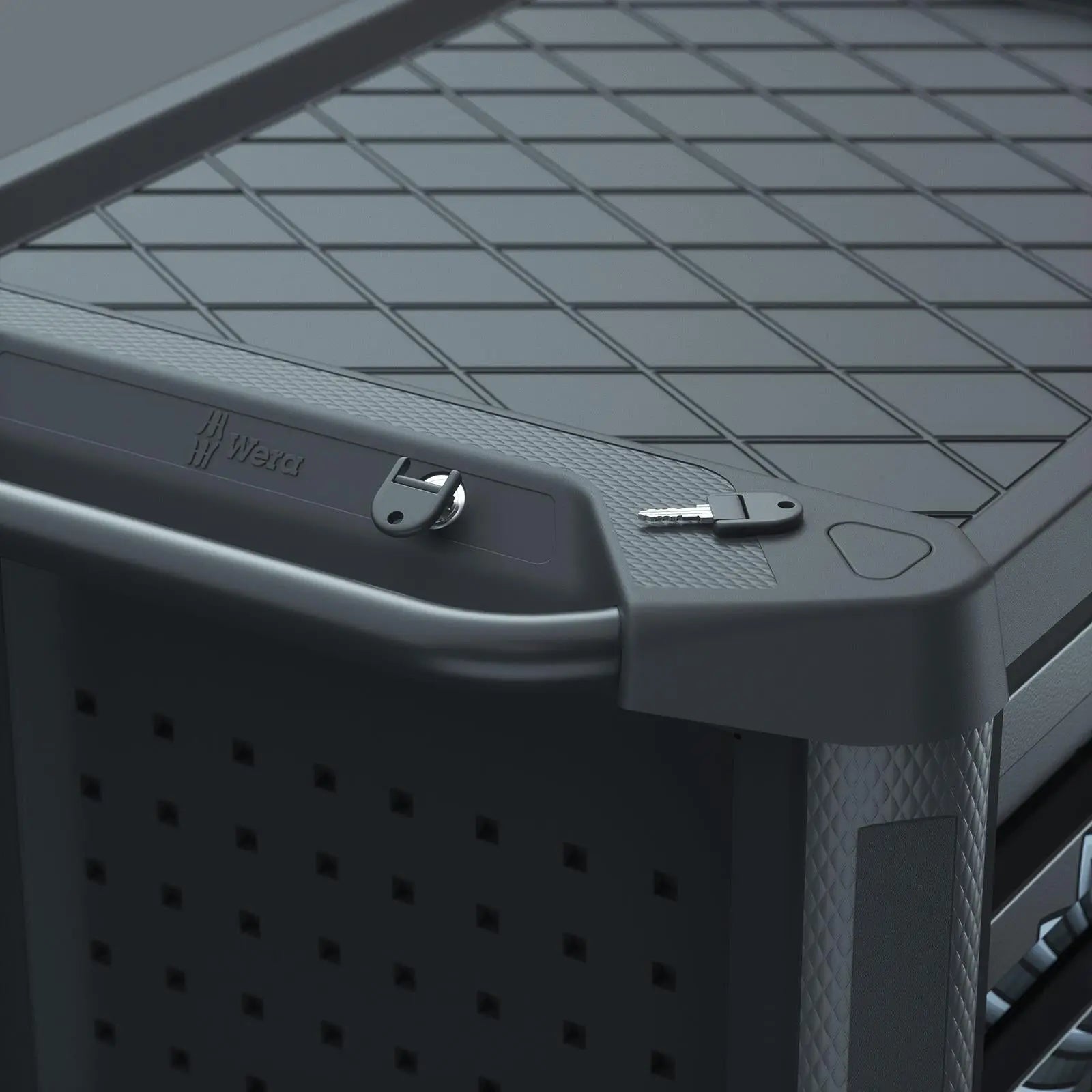 Wera Tool Rebel Roller Cabinet 9700 1 78 Pieces 4 Foam Drawer Inserts Lockable Drawers