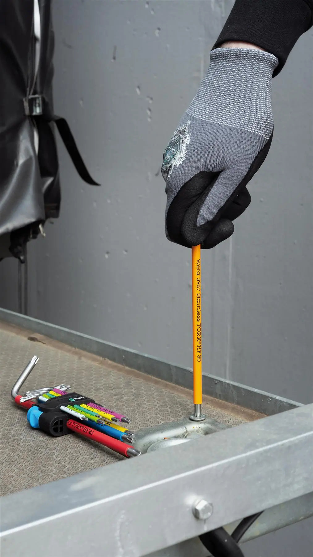 Wera Torx Key Set 3967/9 TX SXL Multicolour HF Stainless Steel 1 L-Key Holding Function 9 Piece T8-T40  White Rose Tools