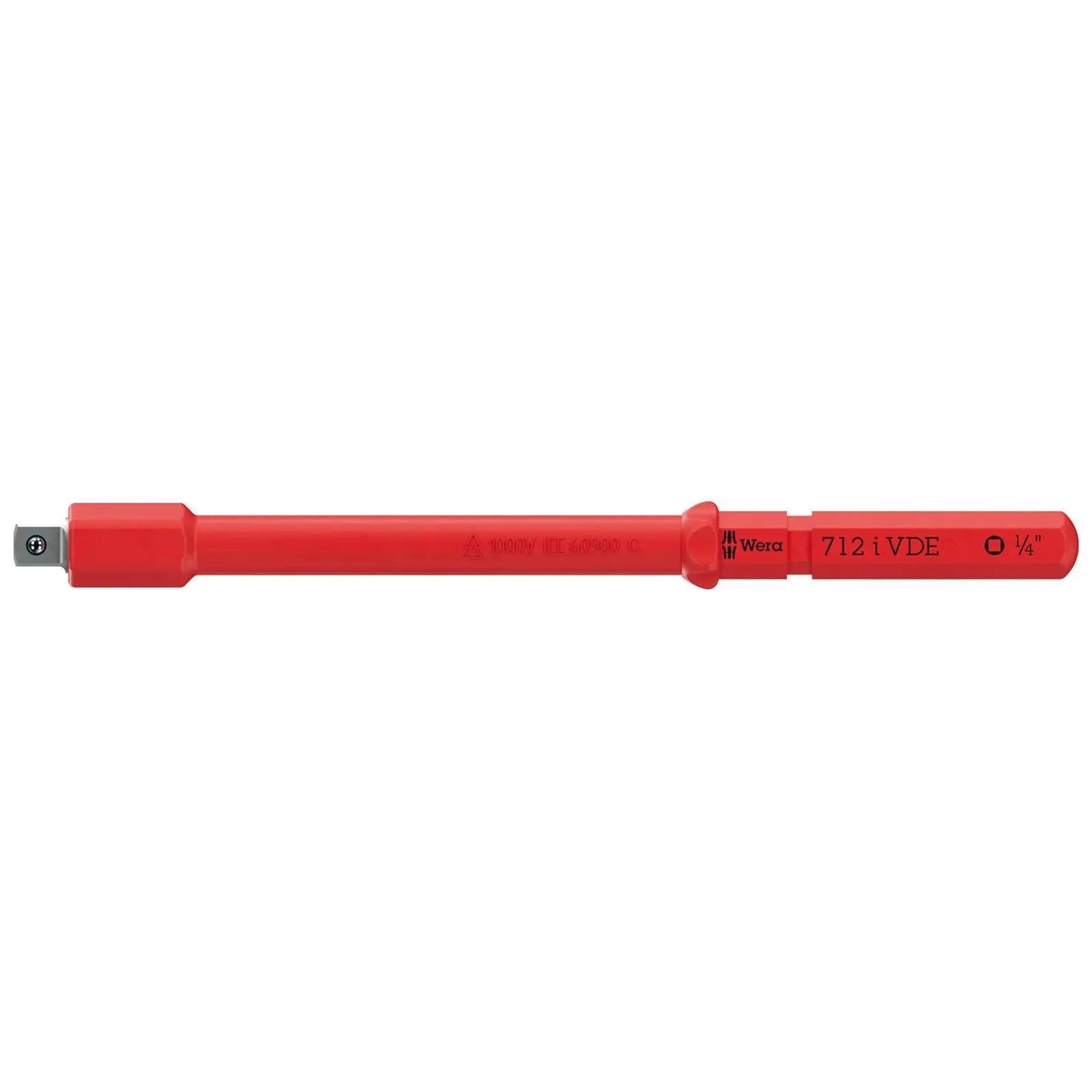 Wera VDE Insulated Screwdriver Adaptor for 1/4" Drive Sockets Kraftform Kompakt A VDE 712 i White Rose Tools