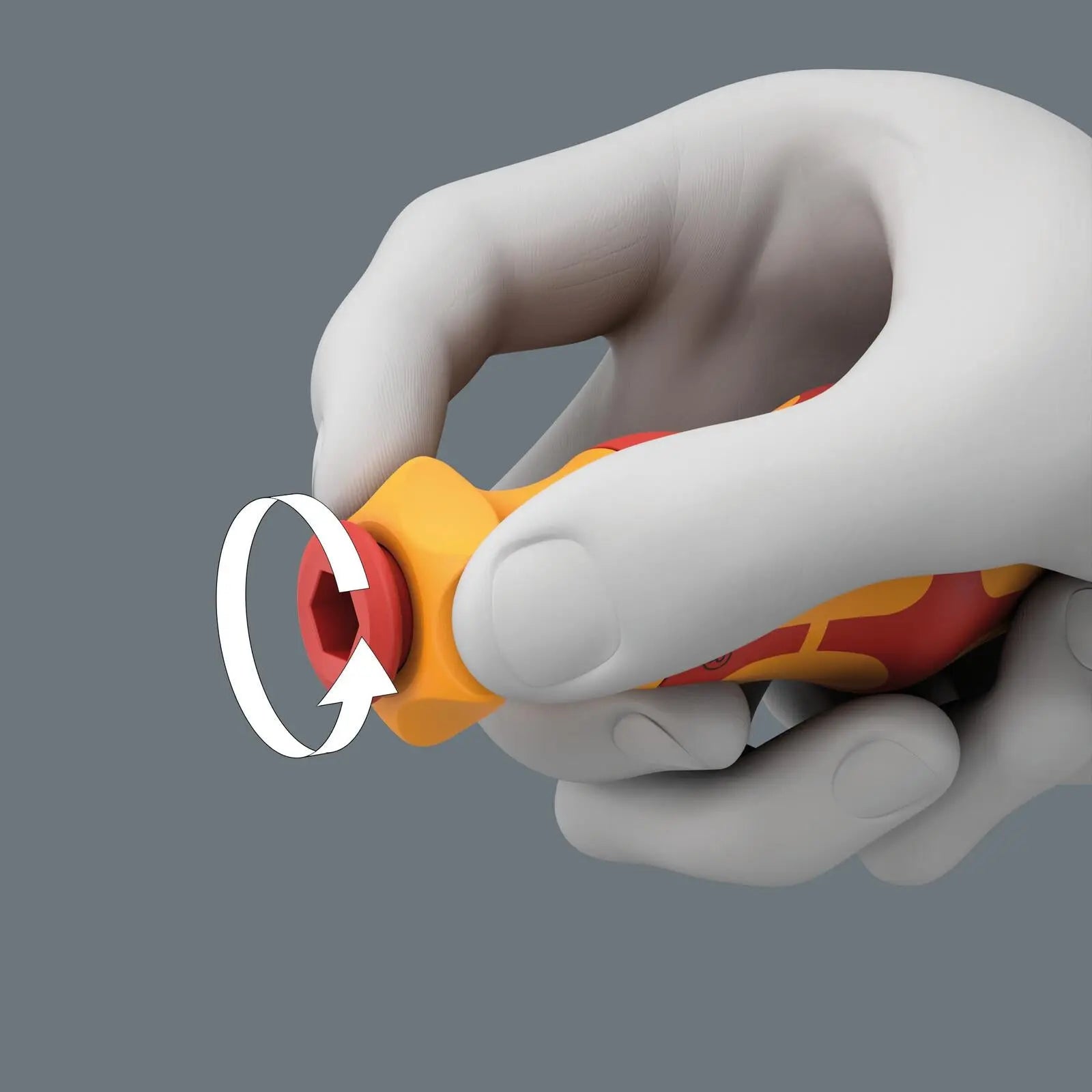 Wera VDE Ratchet Screwdriver Handle KK 837 I RA Kraftform Kompakt White Rose Tools