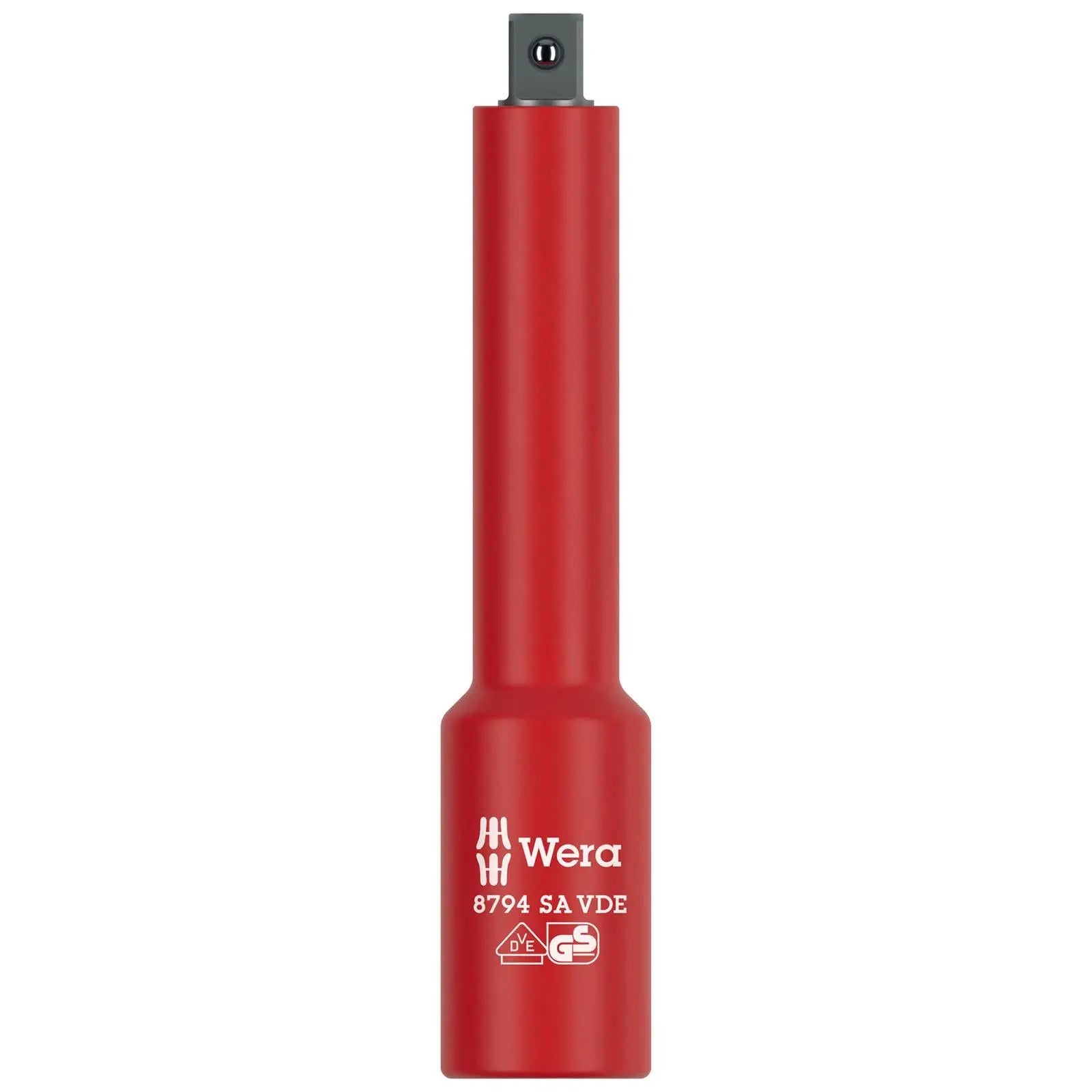 Wera VDE Zyklop Socket Extension Insulated Short 1/4" Drive x 91mm 8794 SA VDE White Rose Tools