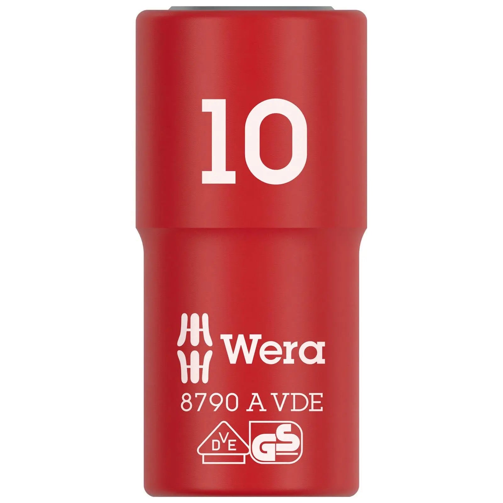 Wera VDE Zyklop Socket Insulated 1000V 1/4" Drive 8790 A VDE 4-14mm - Choose Size White Rose Tools