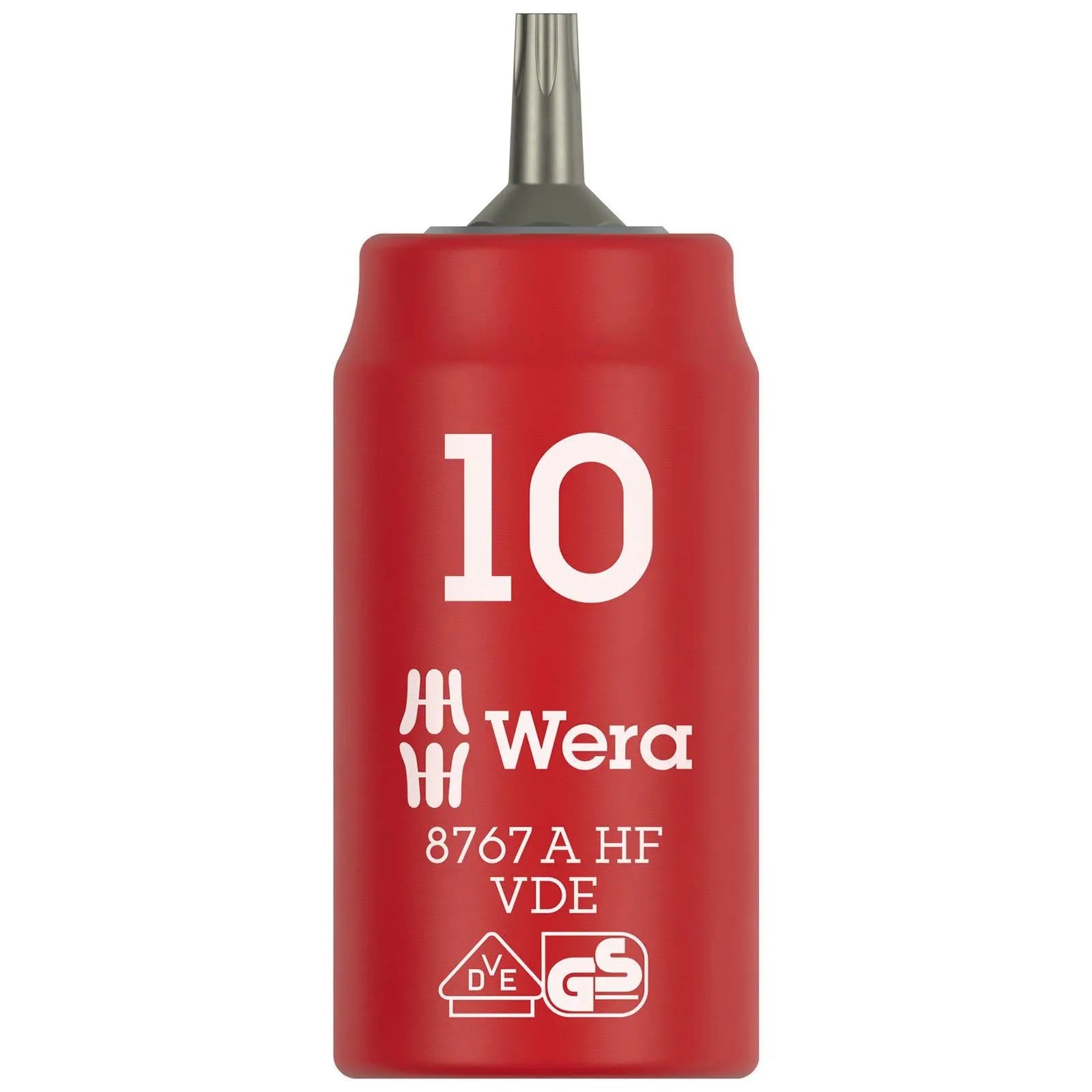 Wera VDE Zyklop Torx Bit Socket 1000V Holding Function 1/4" Drive 8767 A VDE HF TX10-TX40 - Choose Size White Rose Tools