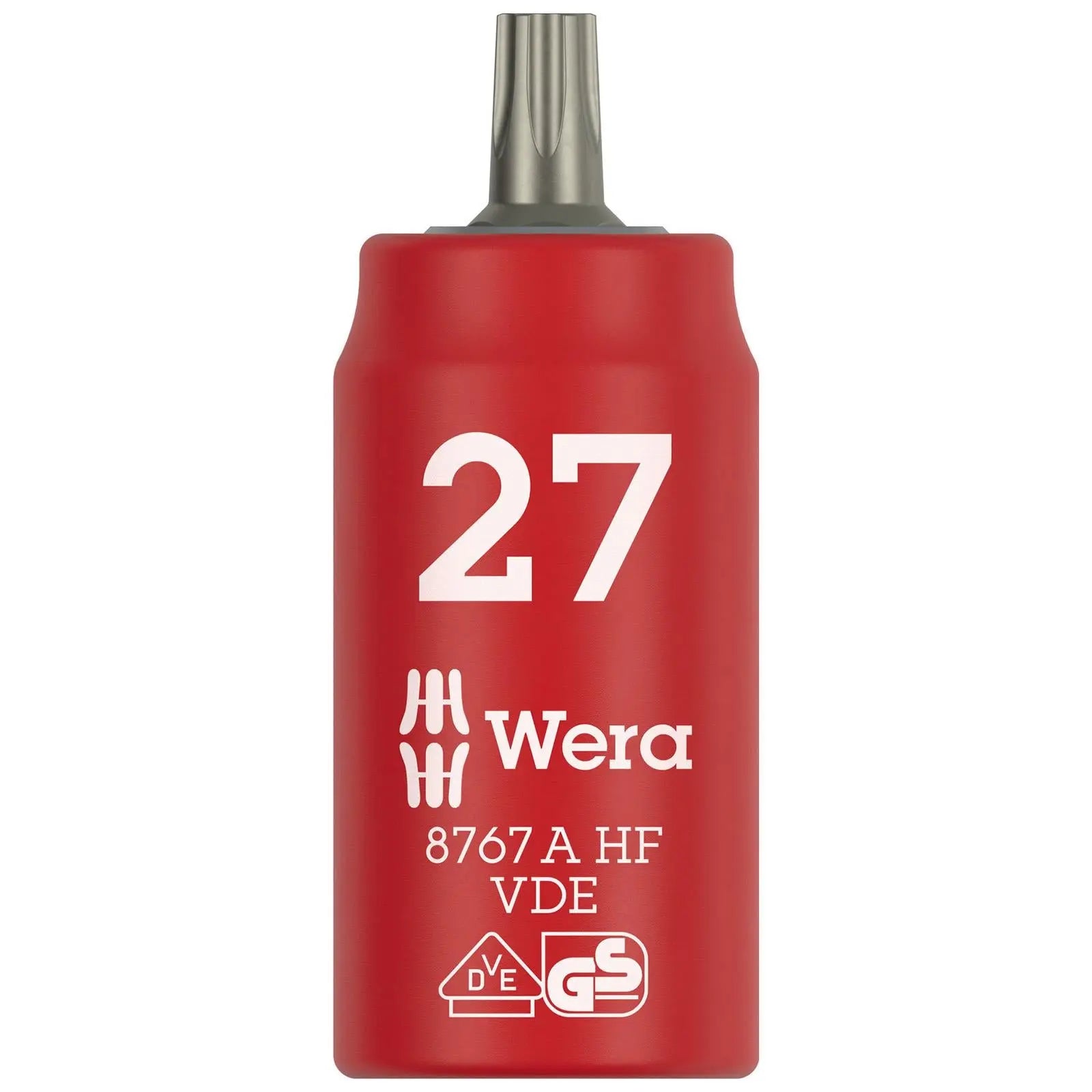 Wera VDE Zyklop Torx Bit Socket 1000V Holding Function 1/4" Drive 8767 A VDE HF TX10-TX40 - Choose Size White Rose Tools
