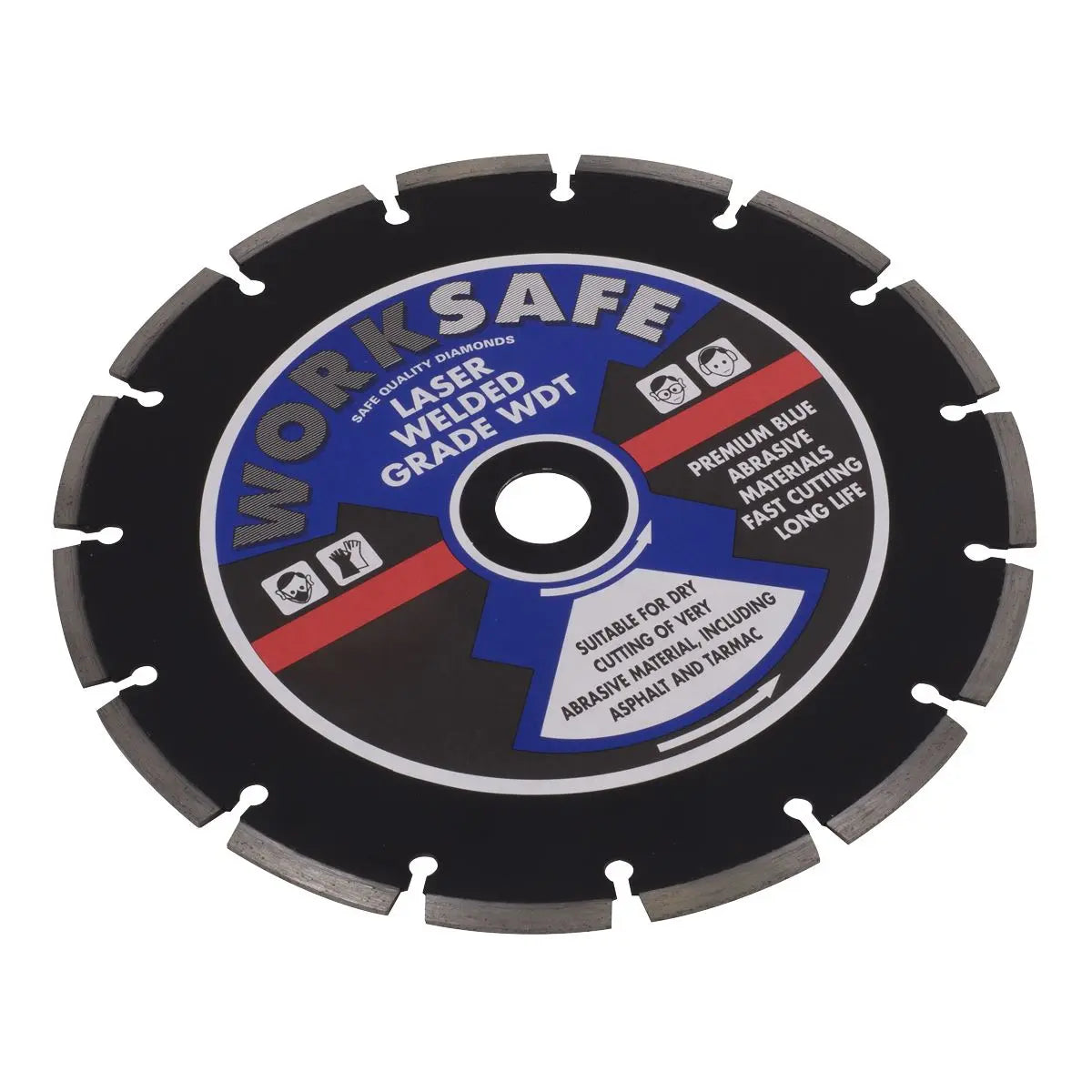 Worksafe by Sealey Asphalt/Tarmac Diamond Blade Ø300 x 20mm
