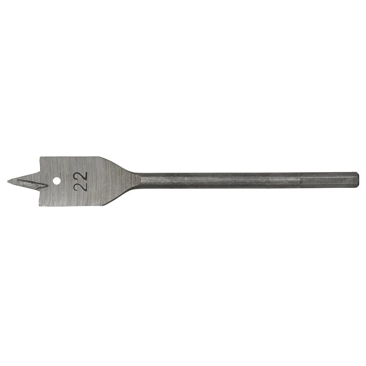 Worksafe by Sealey Flat Wood Bit Ø22mm x 152mm
