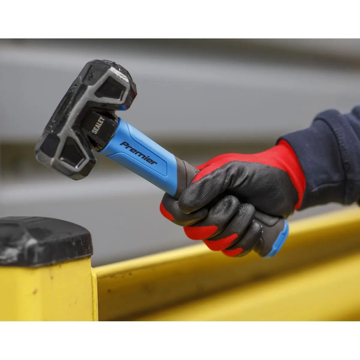 Worksafe by Sealey Flexi Grip Nitrile Palm Gloves (Large) - Pair