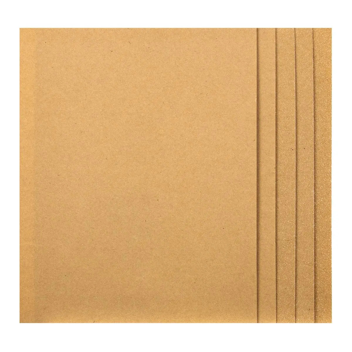 Worksafe by Sealey Glasspaper 280 x 230mm - Assorted Pack of 5