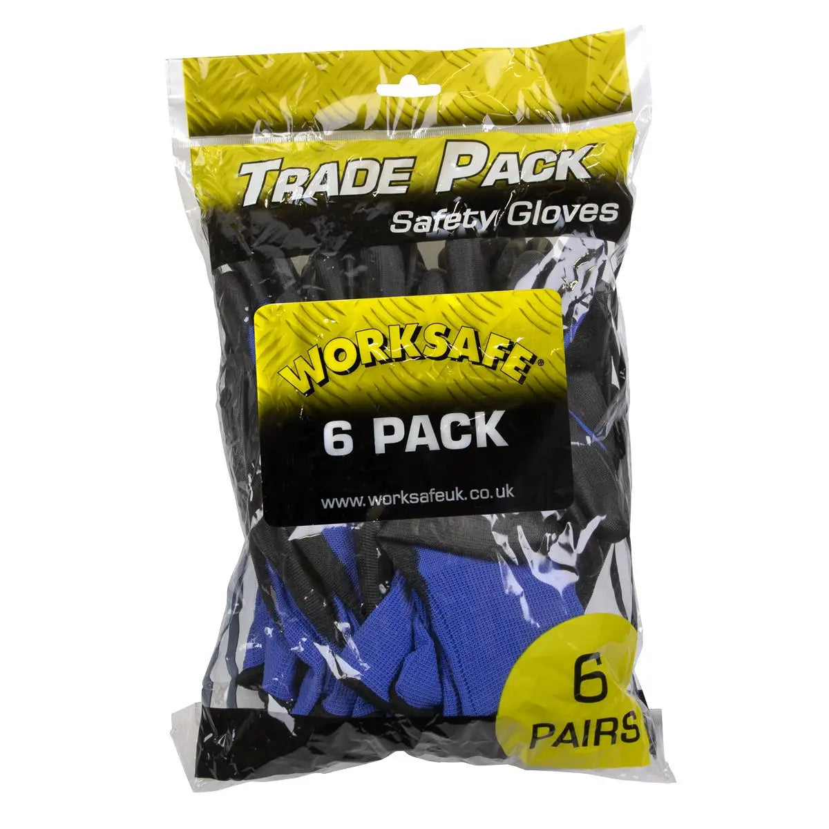 Worksafe by Sealey Lightweight Precision Grip Gloves (Large) - Pack of 6 Pairs