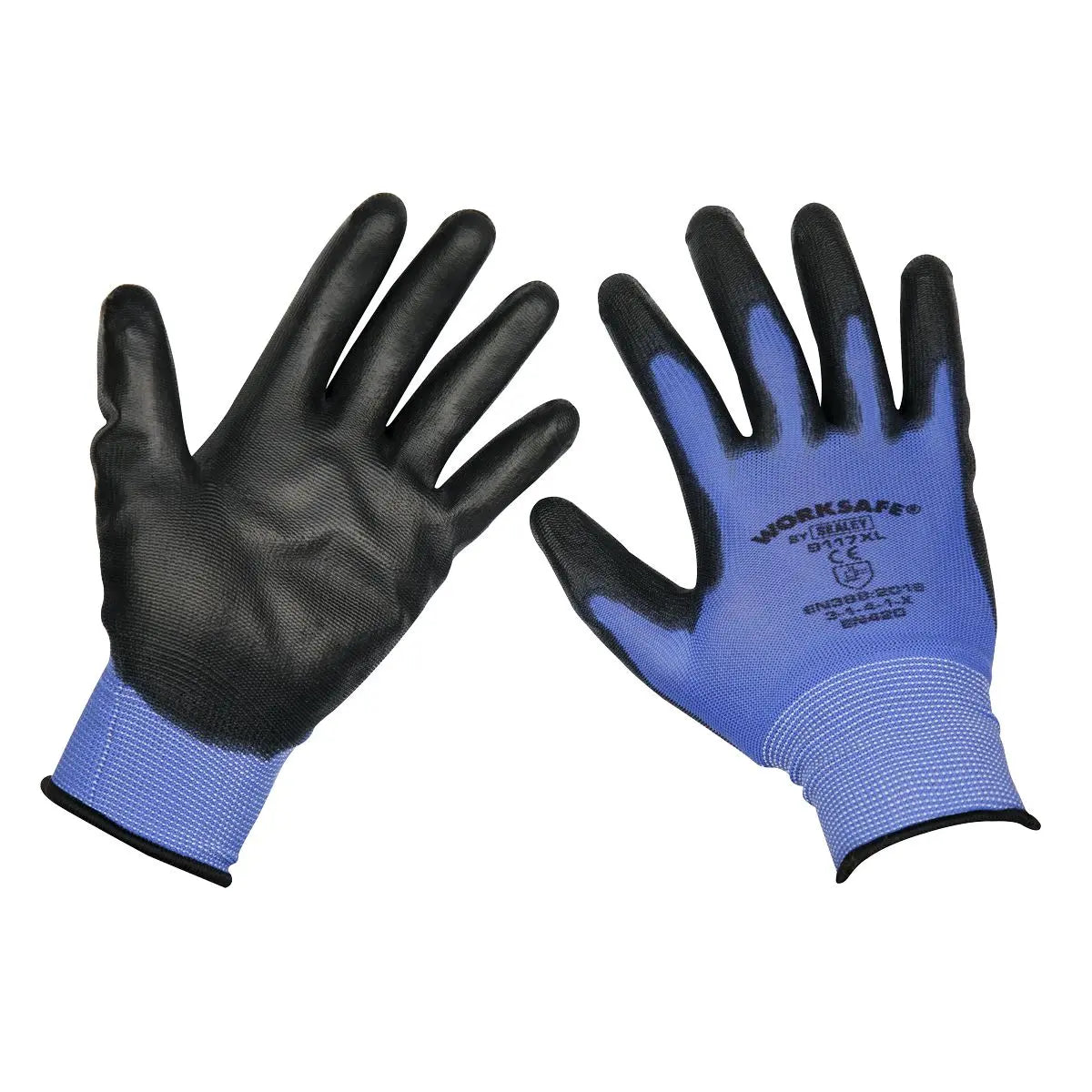 Worksafe by Sealey Lightweight Precision Grip Gloves (X-Large) - Pack of 12 Pairs