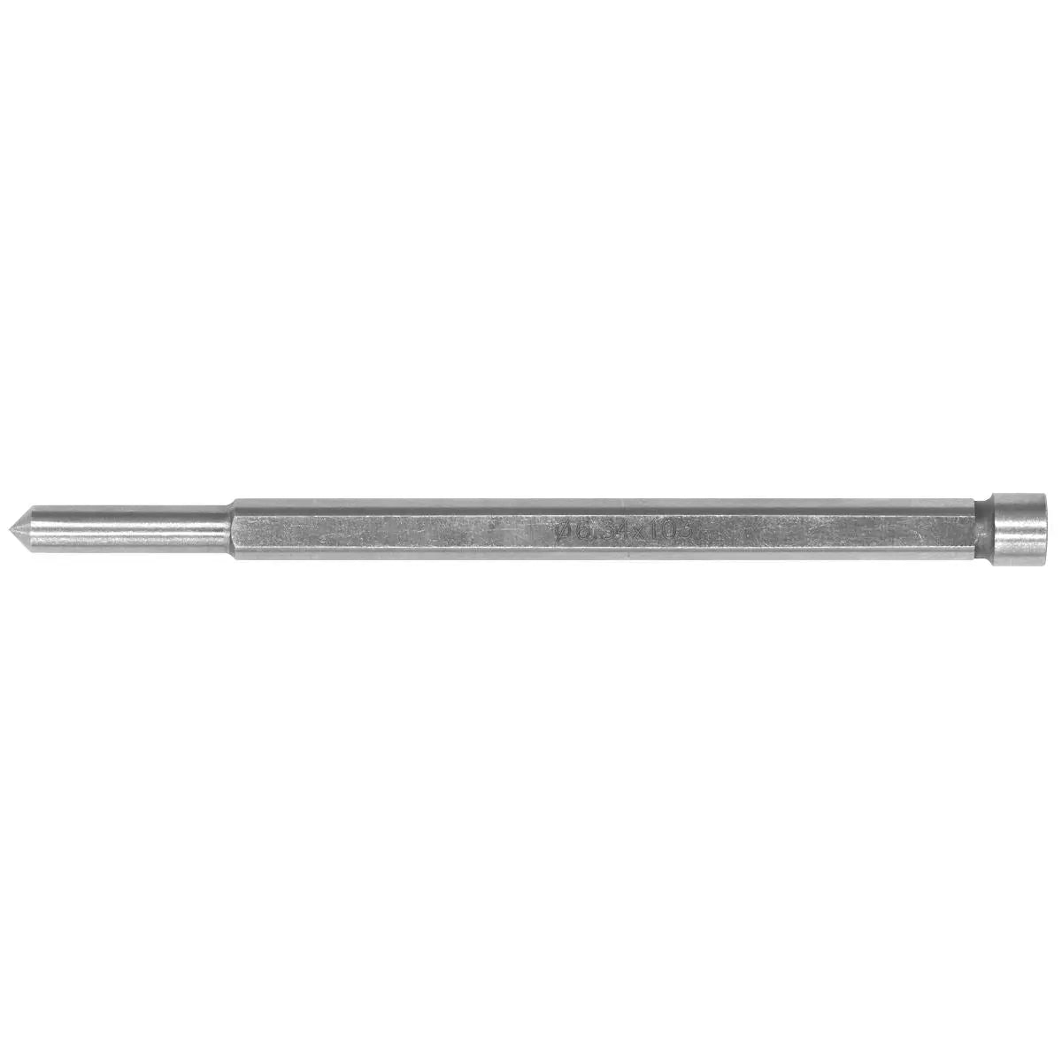 Worksafe by Sealey Long Straight Pin Pilot Rod 102mm White Rose Tools