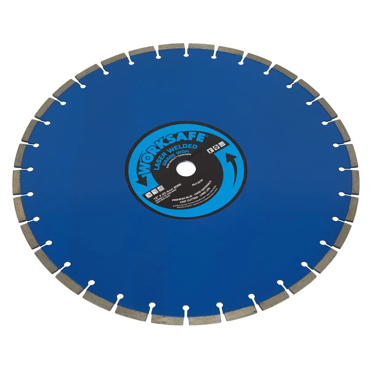 Worksafe by Sealey Premium Blue WDH Diamond Blade 450 x 25mm  White Rose Tools