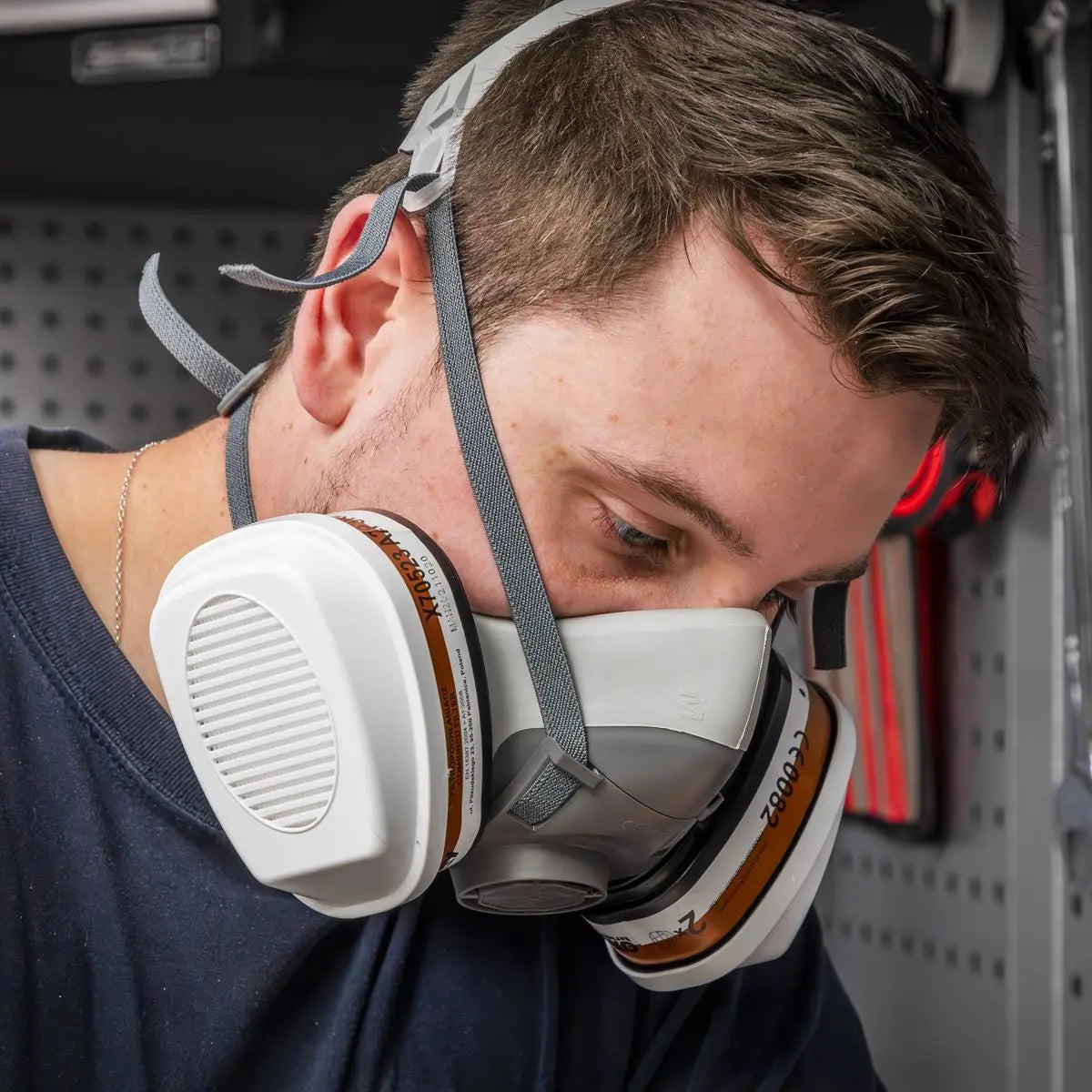 Worksafe by Sealey Reusable Half Mask without Filters  White Rose Tools