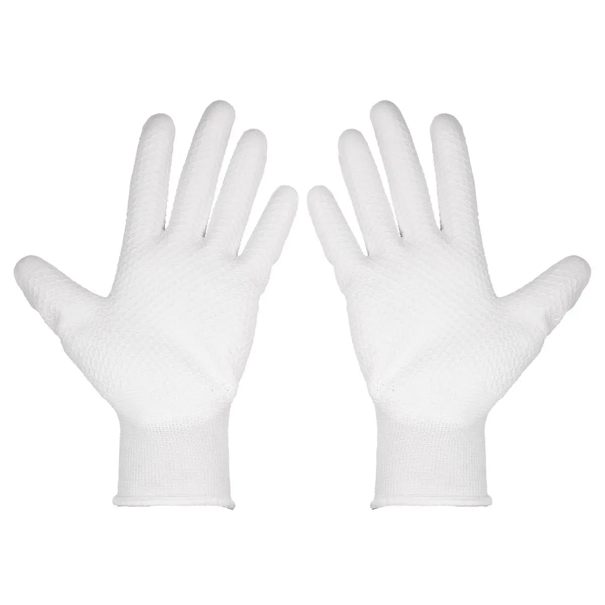 Worksafe by Sealey White Precision Grip gloves - (X-Large) - Pack of 6 Pairs White Rose Tools