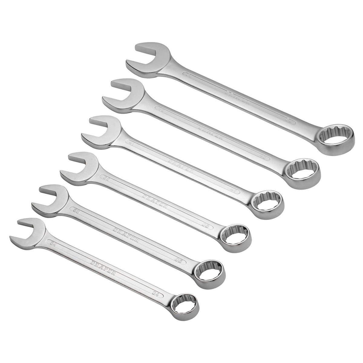 Draper HI-TORQ® Metric Combination Spanner Set (6 Piece) 26695 White Rose Tools