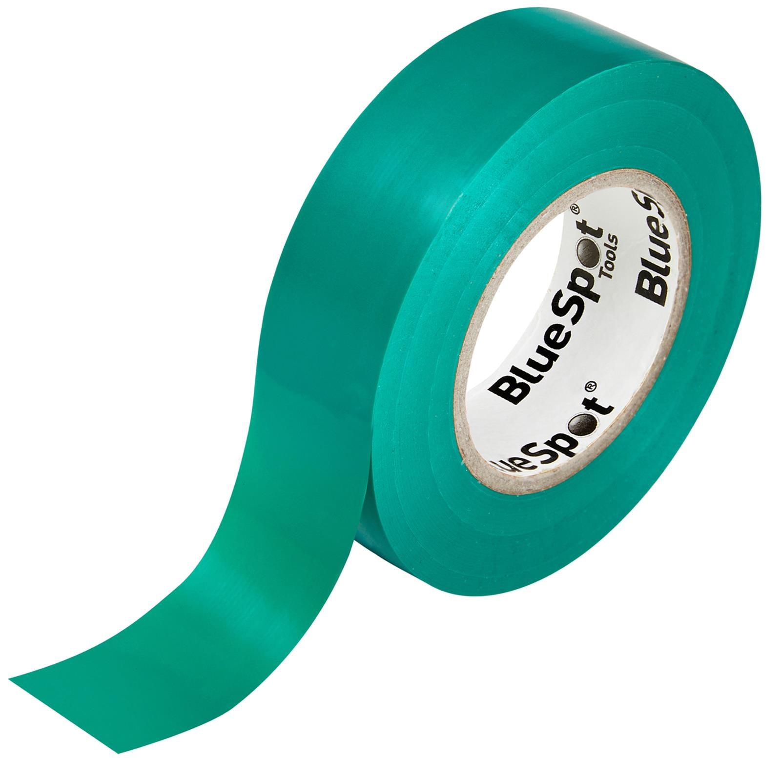 BlueSpot Electrical Insulation Tape Green PVC 19mm x 20m