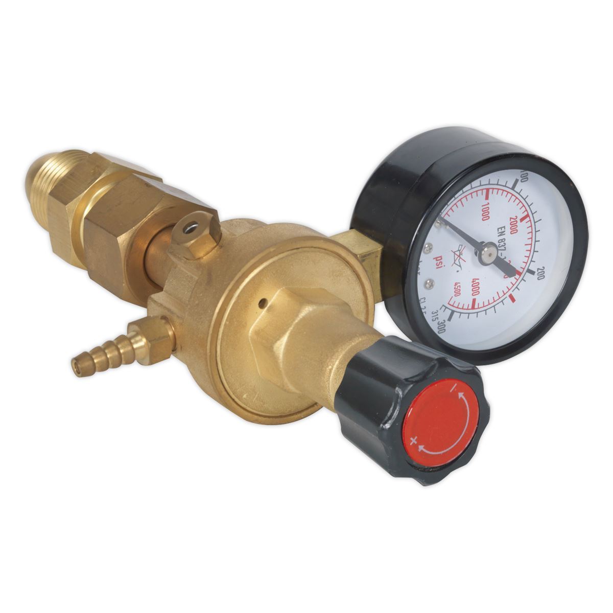 Sealey MIG Gas Regulator Kit 1-Gauge Regulator Industrial