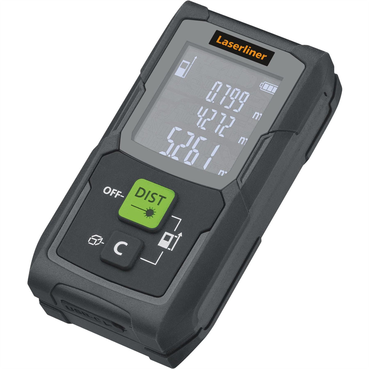 Laserliner 080.842A LaserRange-Master Gi4 Mini Laser Rangefinder 32147 White Rose Tools
