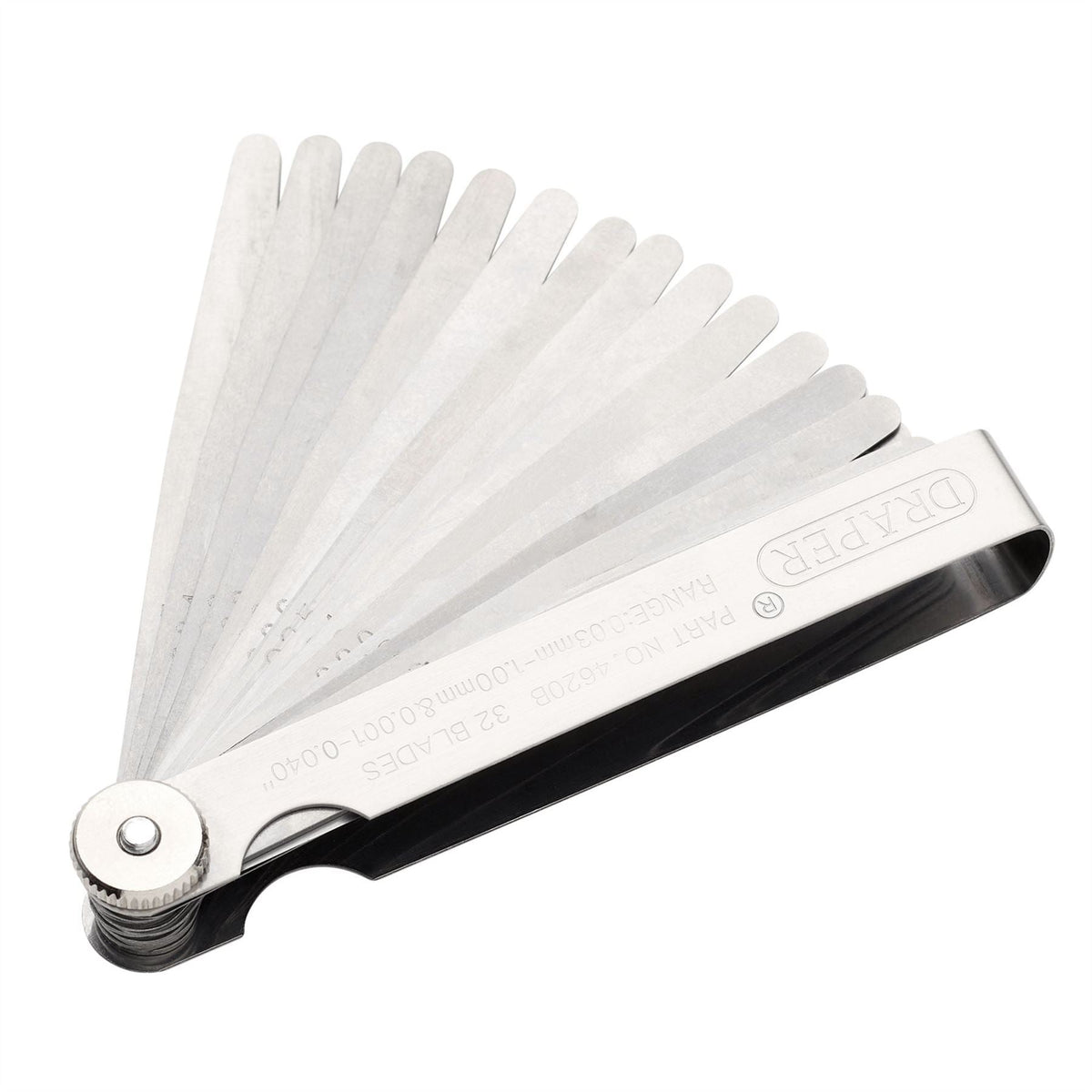 Draper 32 Blade Combination Feeler Gauge Set 51720 White Rose Tools