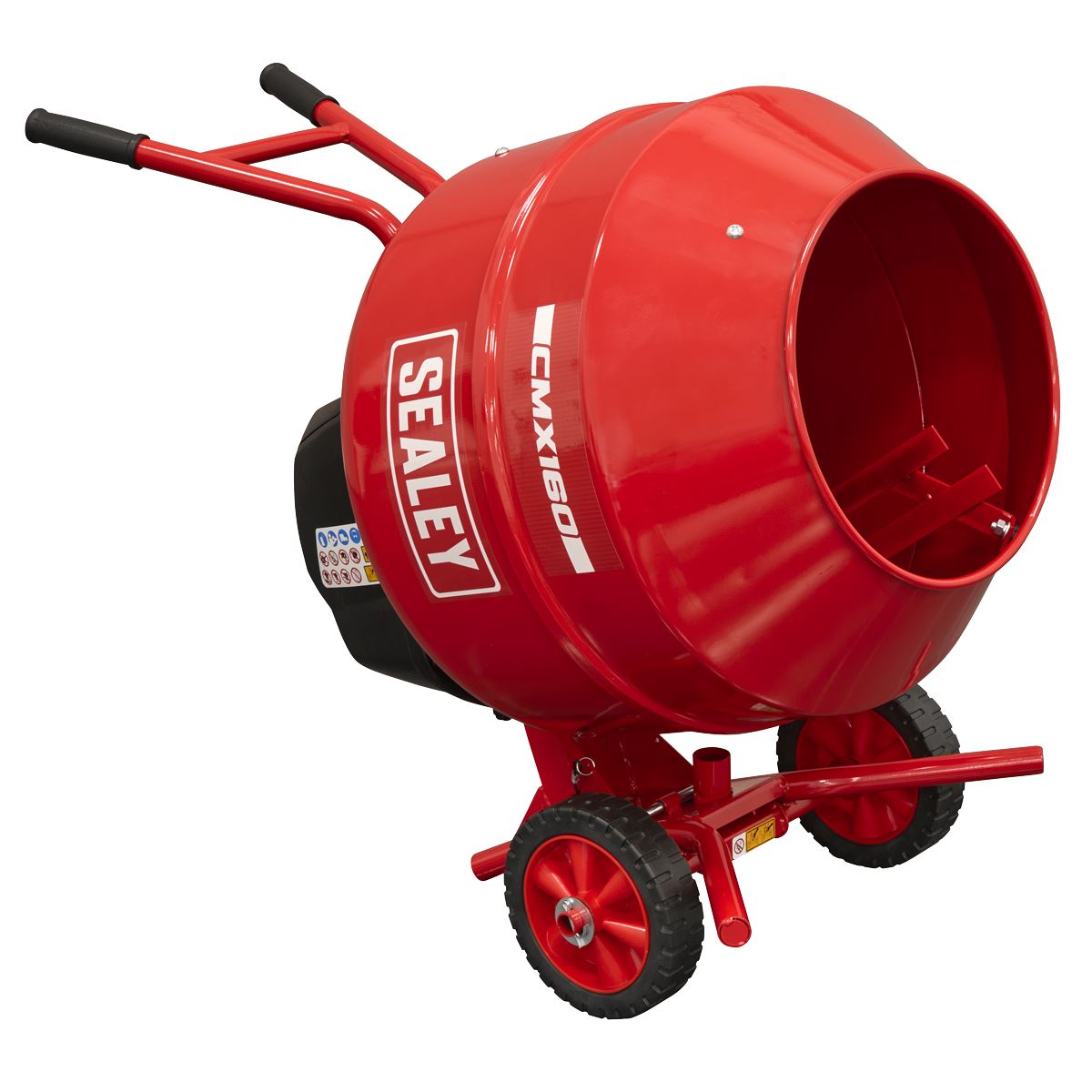 Sealey 160L Cement Mixer with Stand 650W