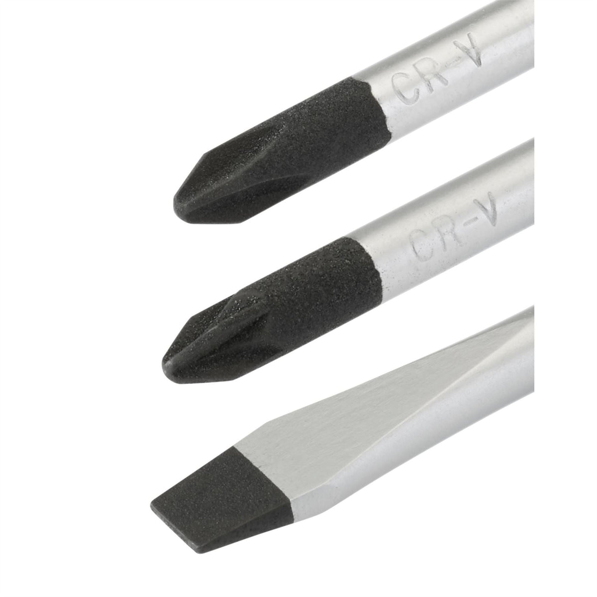 Draper Stubby Soft Grip Screwdriver Set (3 Piece) 32604 White Rose Tools