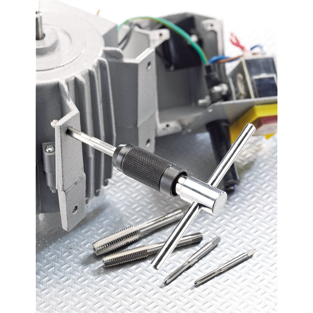 Draper Metric Tap and Holder Set (6 Piece) 79202 White Rose Tools