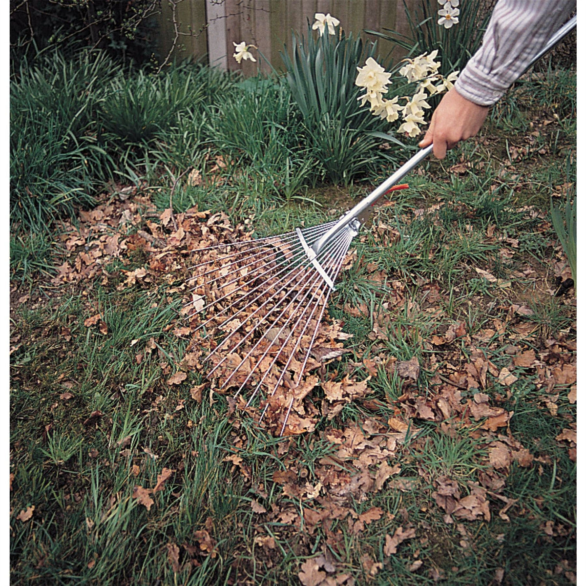 Draper Adjustable Lawn Rake 190 - 570mm 21862 White Rose Tools