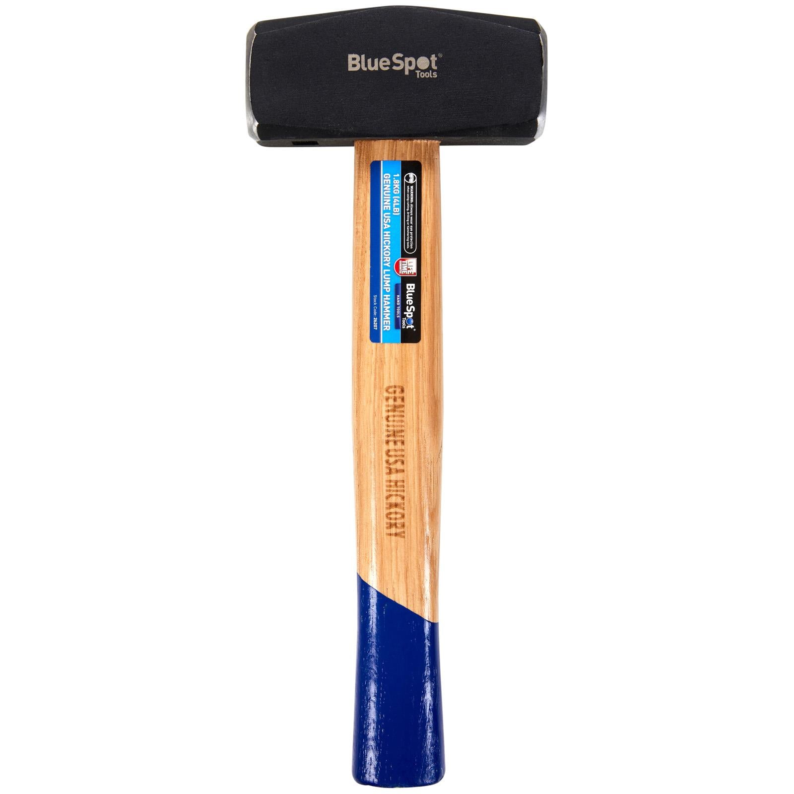 BlueSpot Genuine Hickory Lump Hammer 1.8kg 4lb