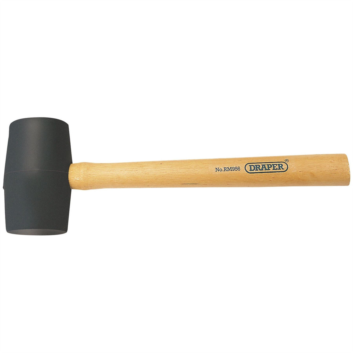 Draper Rubber Mallet With Hardwood Shaft 410g/14.5oz 51095 White Rose Tools
