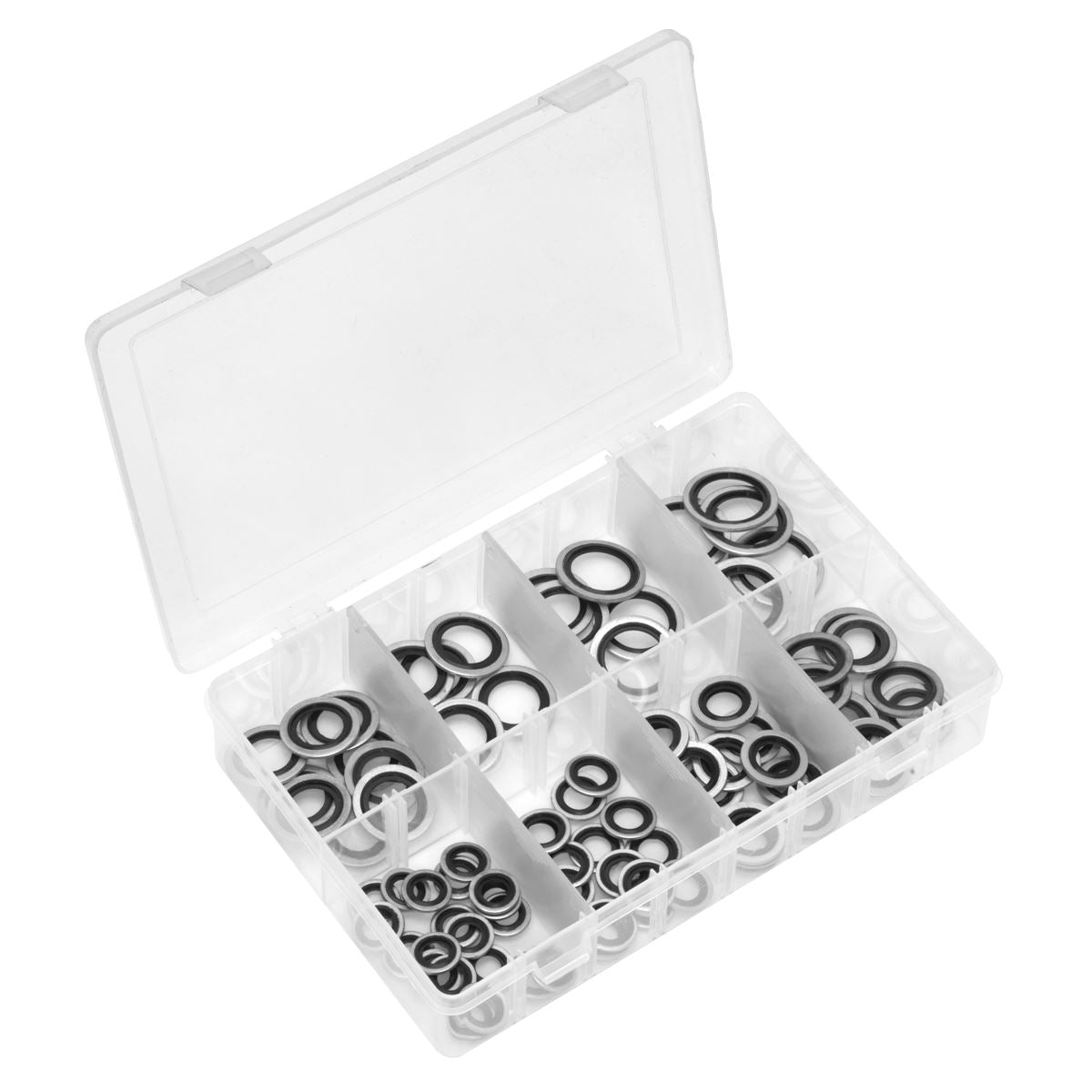 Sealey Bonded Seal (Dowty Seal) Assortment 88pc - Metric