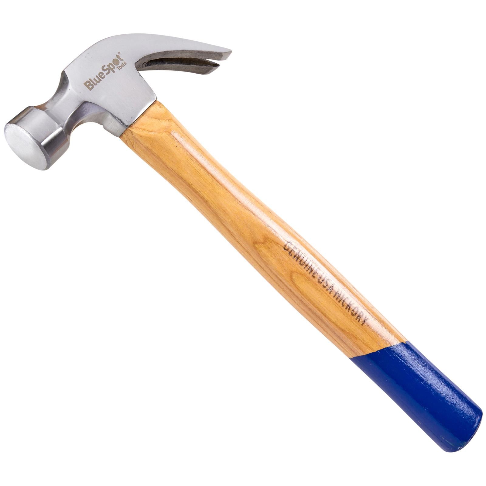 BlueSpot Genuine Hickory Claw Hammer 20oz 560g