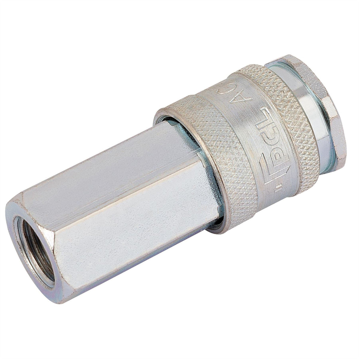 Draper 1/4" BSP Parallel Euro Coupling Female Thread (Sold Loose) 54407 White Rose Tools