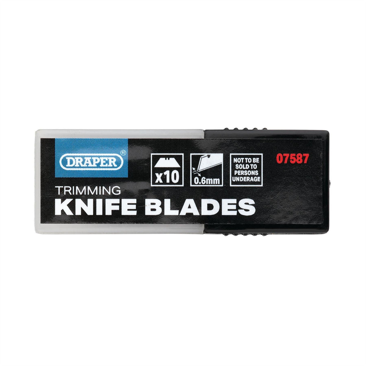 Draper Heavy Duty Trimming Knife Blades (Pack of 10) 07587 White Rose Tools