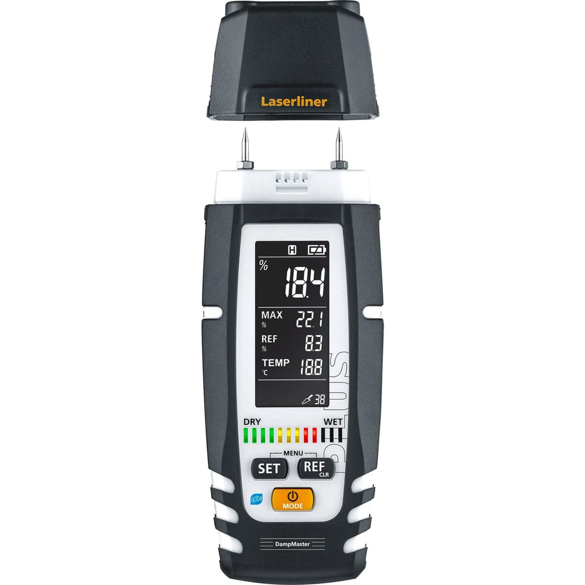 Laserliner 082.328A DampMaster Plus Material Moisture Measuring Device 31924 White Rose Tools