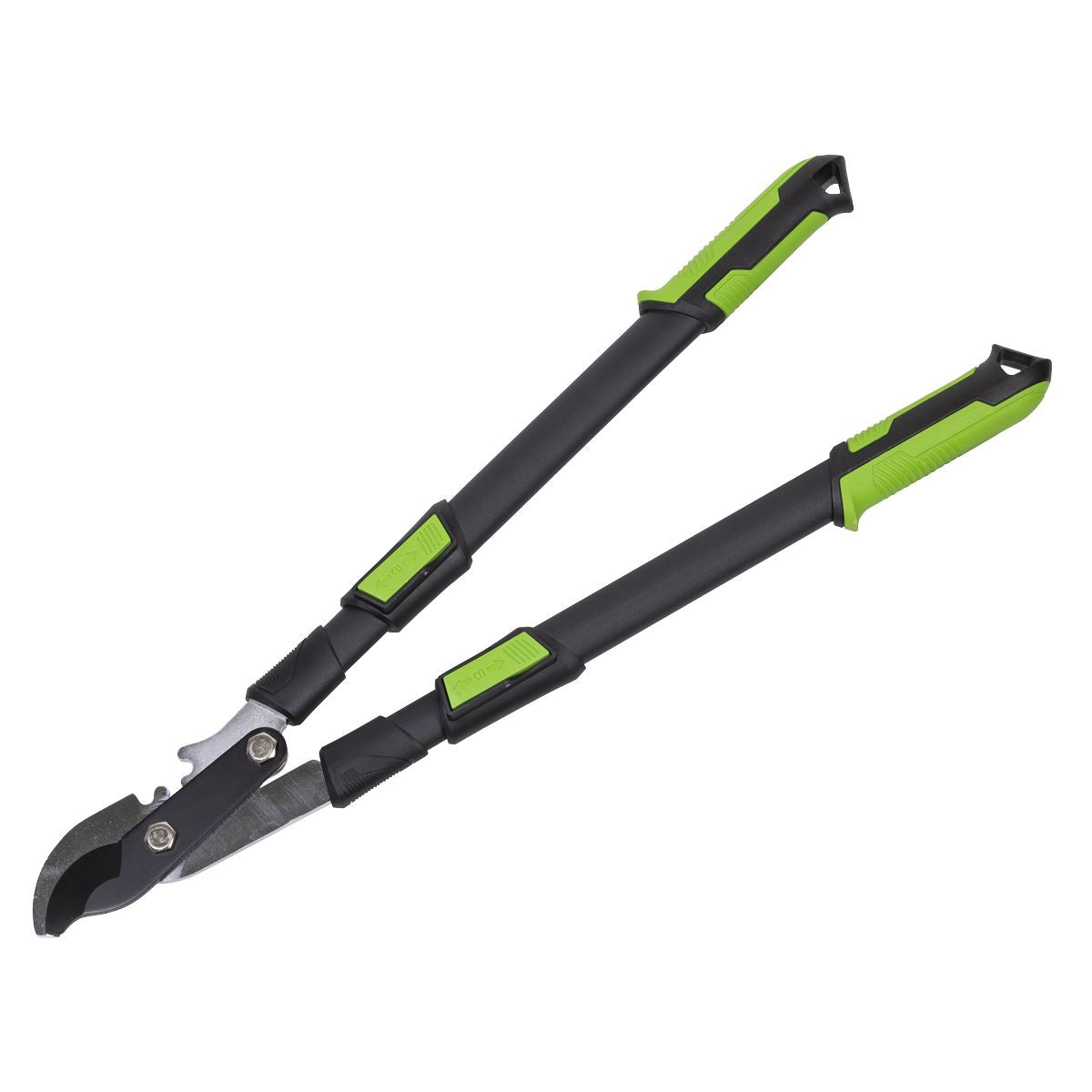 Sealey Telescopic Bypass Lopping Shears with Soft Grip Handle, Geared & Carbon Steel Blade