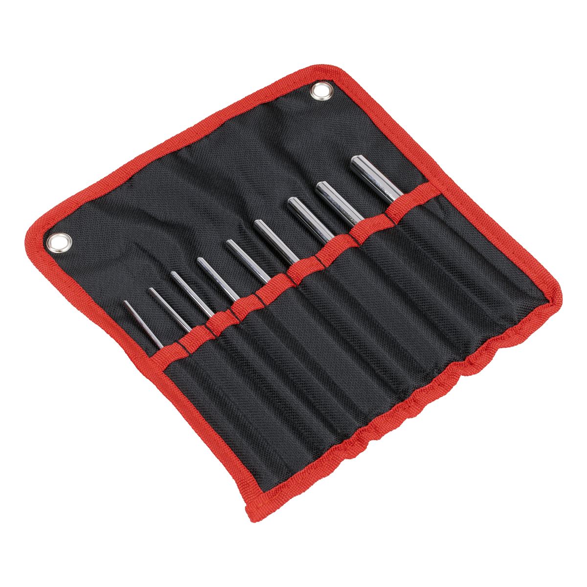 Sealey Premier Roll Pin Punch Set Imperial 1/8-1/2" 9pc