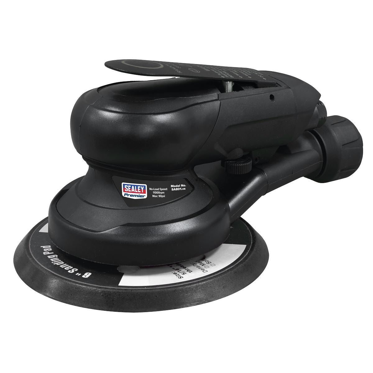 Sealey Premier Air Palm Orbital Sander Ø150mm Dust-Free